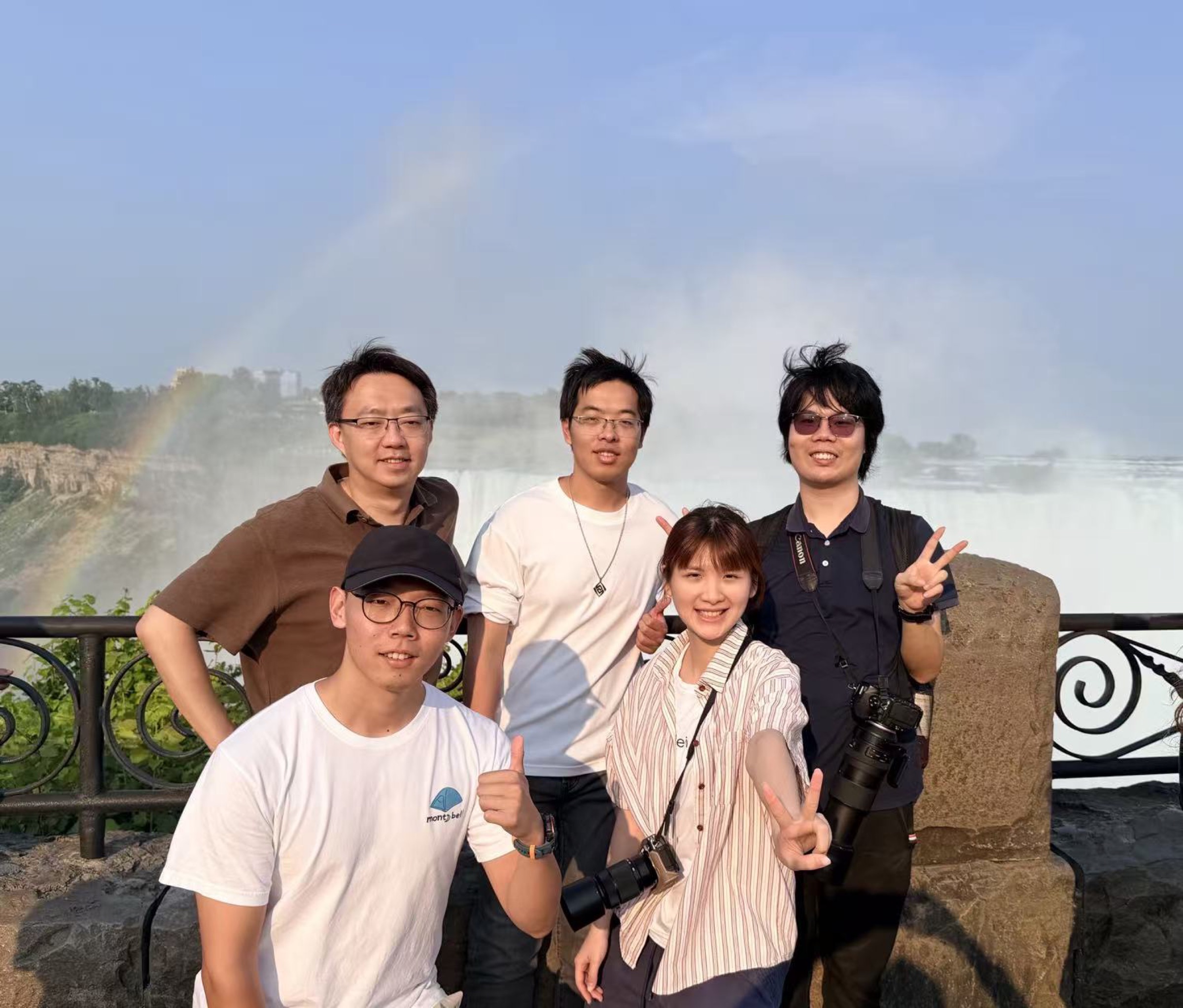 DARE Lab members at Niagara Falls during IEEE EMBC 2026